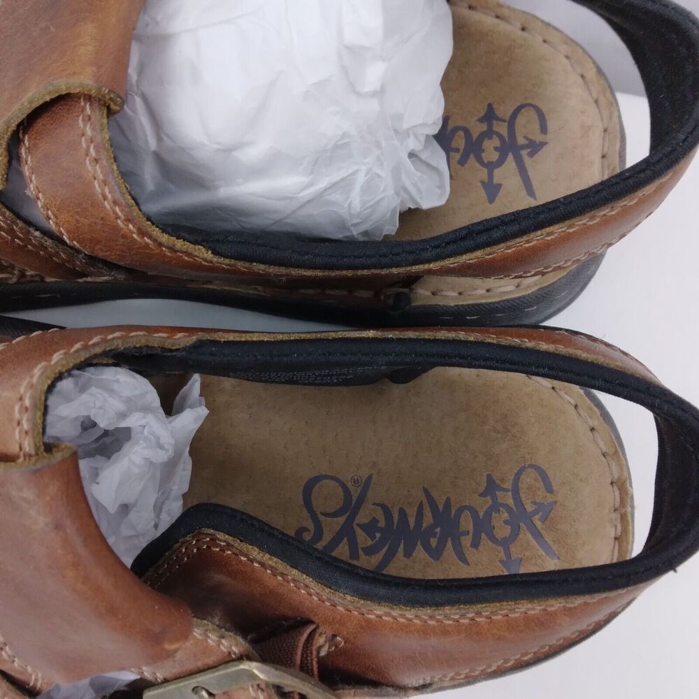 Journeys Fisherman Open Toe Sandals Brown Leather Y2K 90s Shoes Mens Size 10 M - Picture 8 of 13
